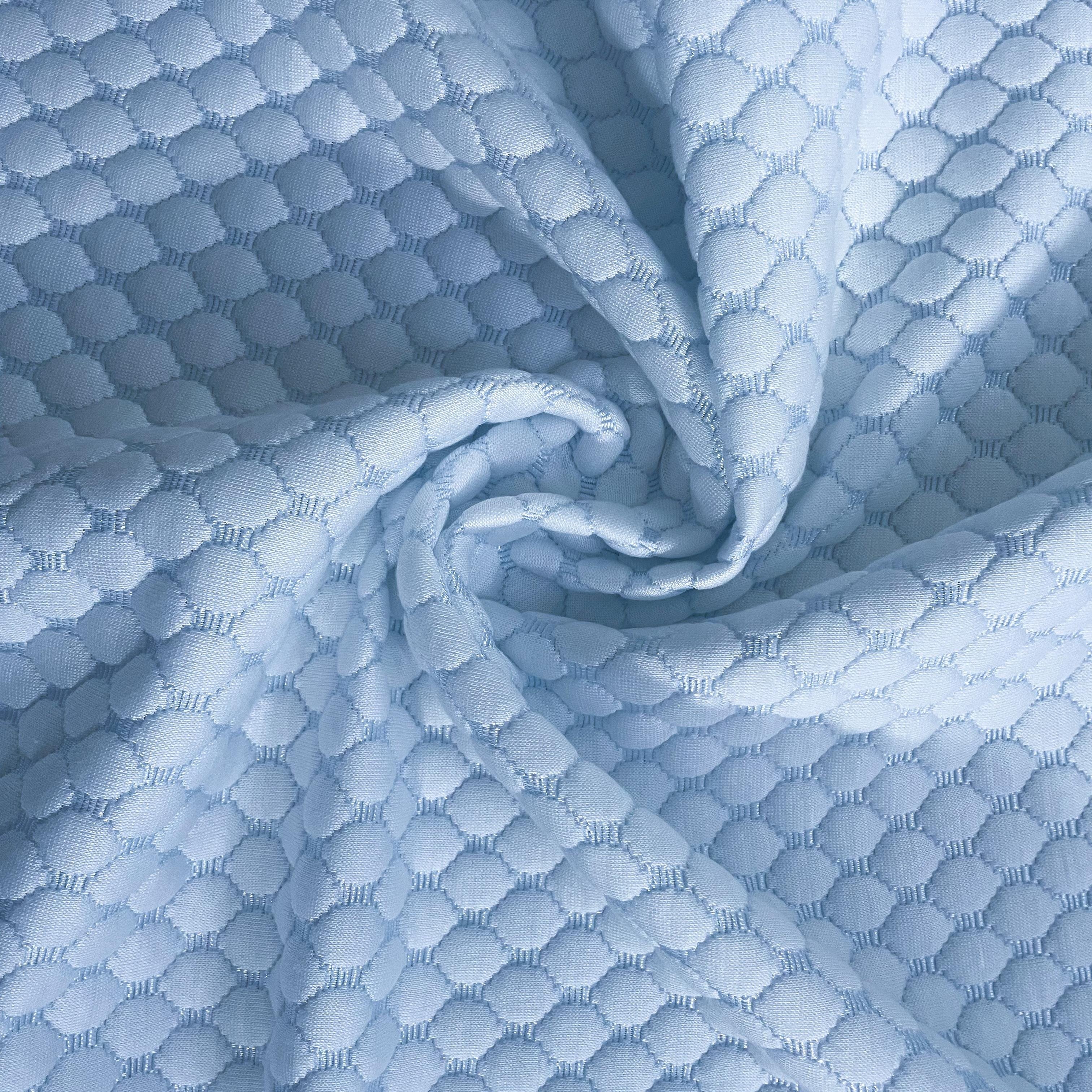 Factory custom bamboo fiber polyester high quality mattress fabric cushion sofa latex pillow cover