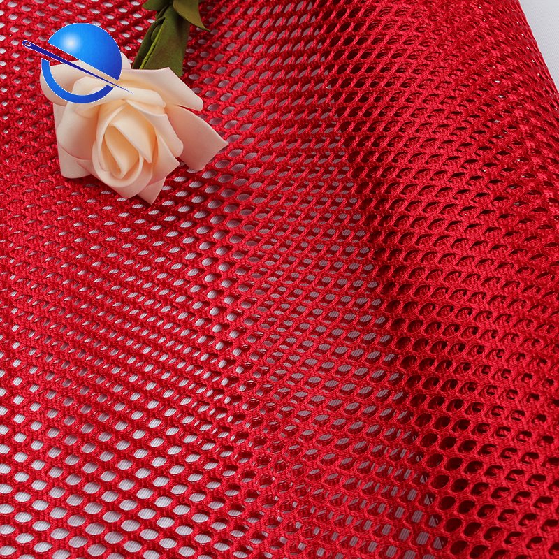 White Different Kind Polyester Knit Hard Stiff Tulle Net Mesh Fabric For Bag Lining