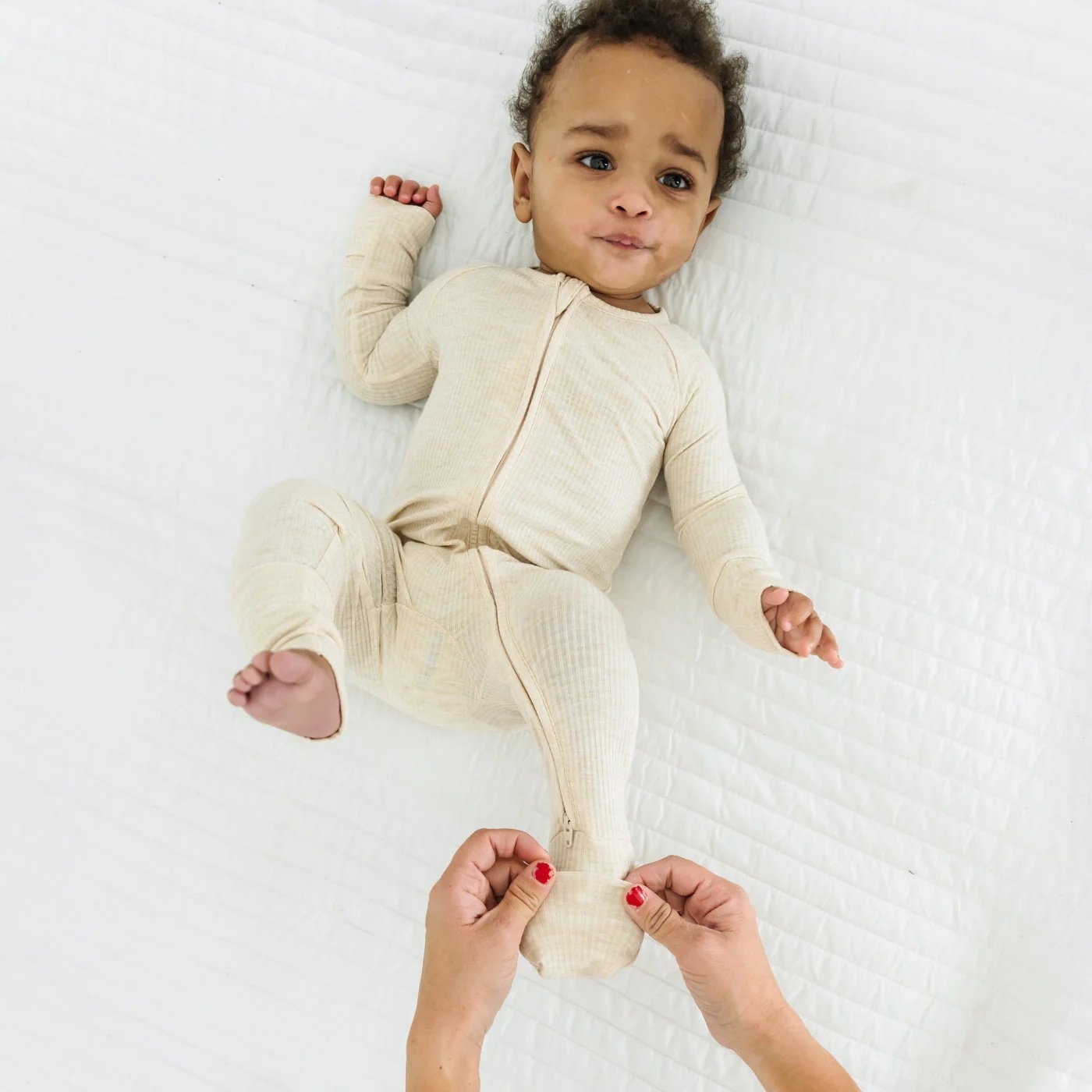 New arrival bamboo custom Zip Baby Rompers Baby Boys and Girls Baby Rompers Bamboo Clothing
