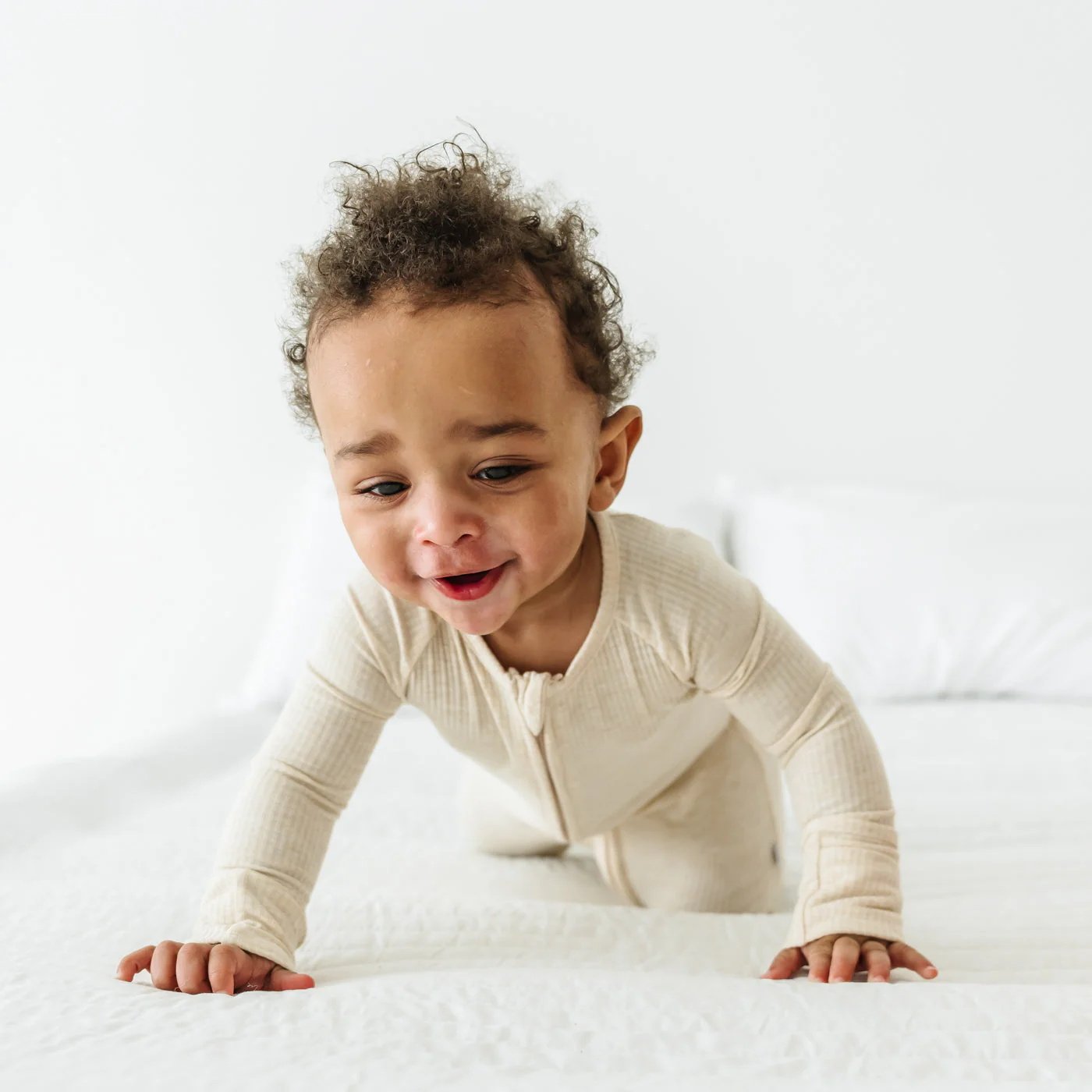 New arrival bamboo custom Zip Baby Rompers Baby Boys and Girls Baby Rompers Bamboo Clothing