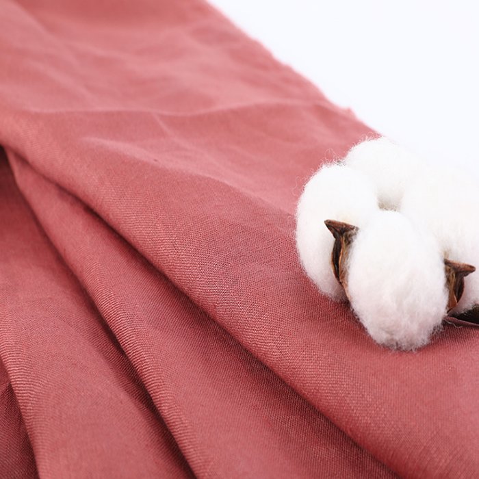 High color fastness non-stretch 100% linen fabric for Spring and summer T-shirt shirt casual wear fabric