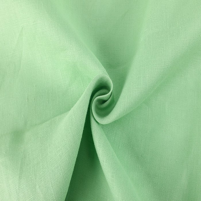 High color fastness non-stretch 100% linen fabric for Spring and summer T-shirt shirt casual wear fabric