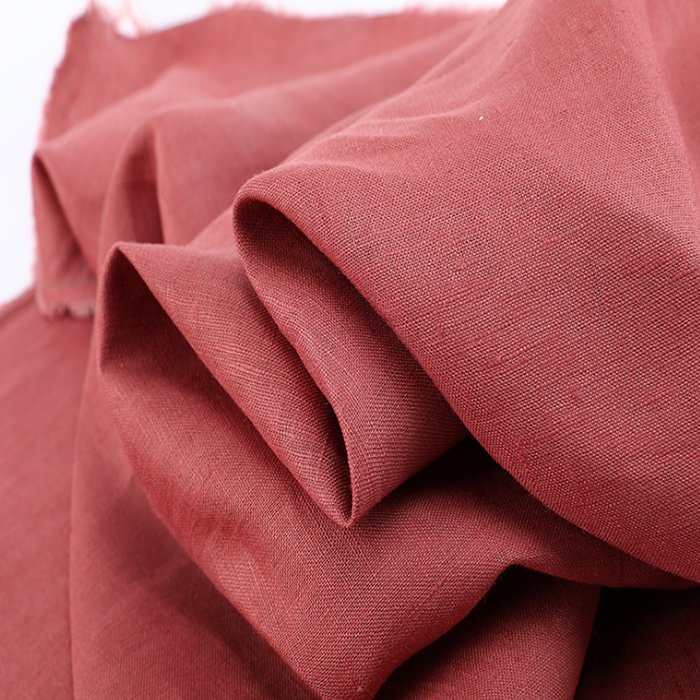 High color fastness non-stretch 100% linen fabric for Spring and summer T-shirt shirt casual wear fabric