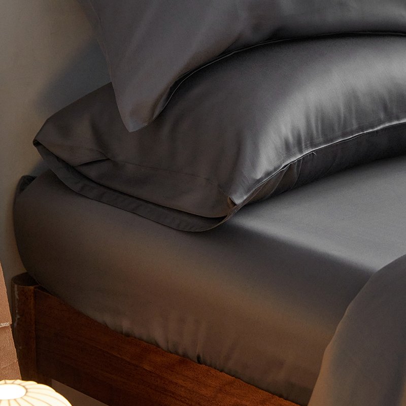 organic luxury style cooling 100% bamboo viscose fabric fitted sheets with OEKO-TEX Class 1 certification for bedroom and hotel