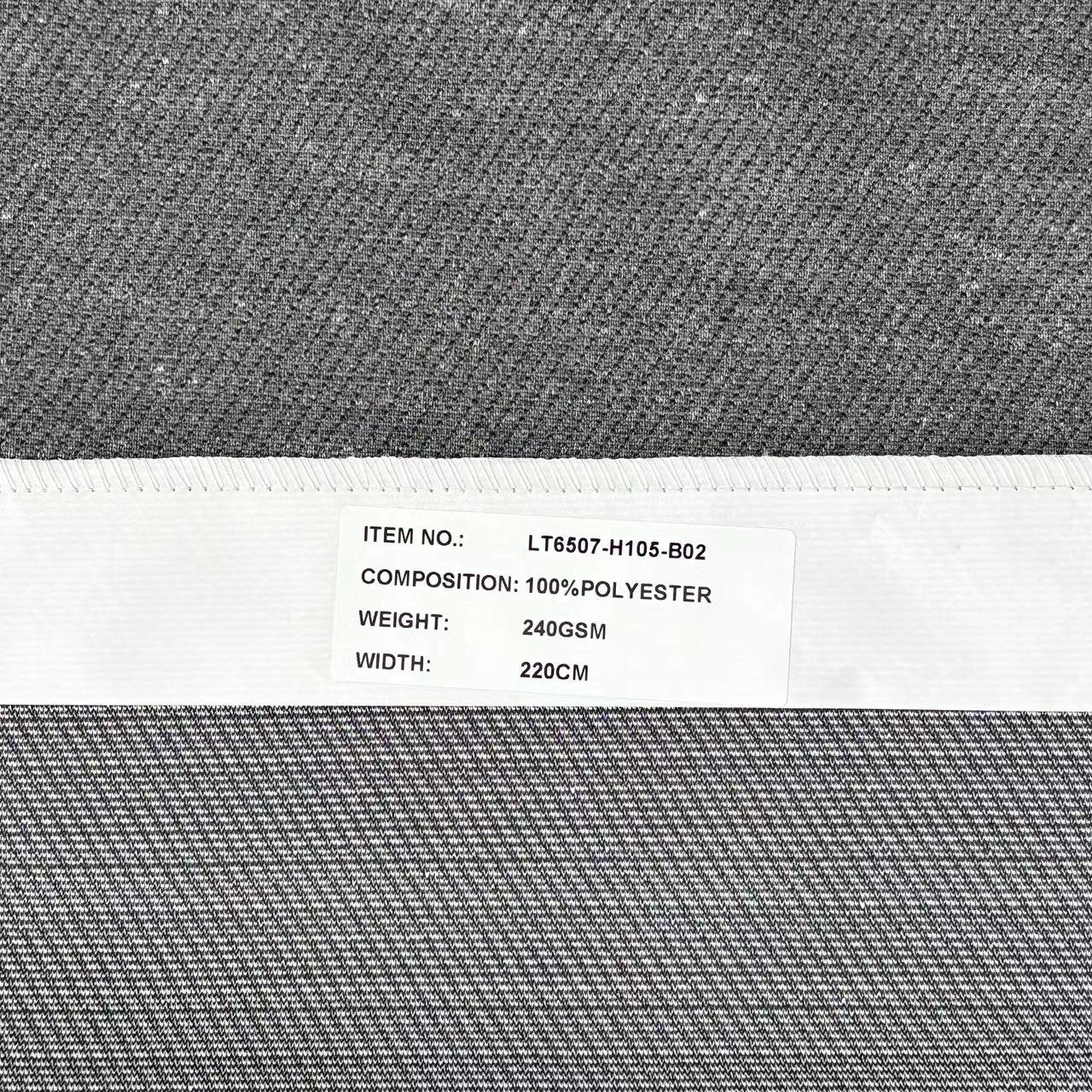 Understated Luxury Gray 100% Polyester Knitted Jacquard Home Textile Breathable Bamboo Fiber Mattress Cover Fabric 240g