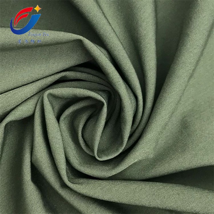 2023 Popular Four Way Stretch Double Layer Spandex 100%Polyester Woven Fabric