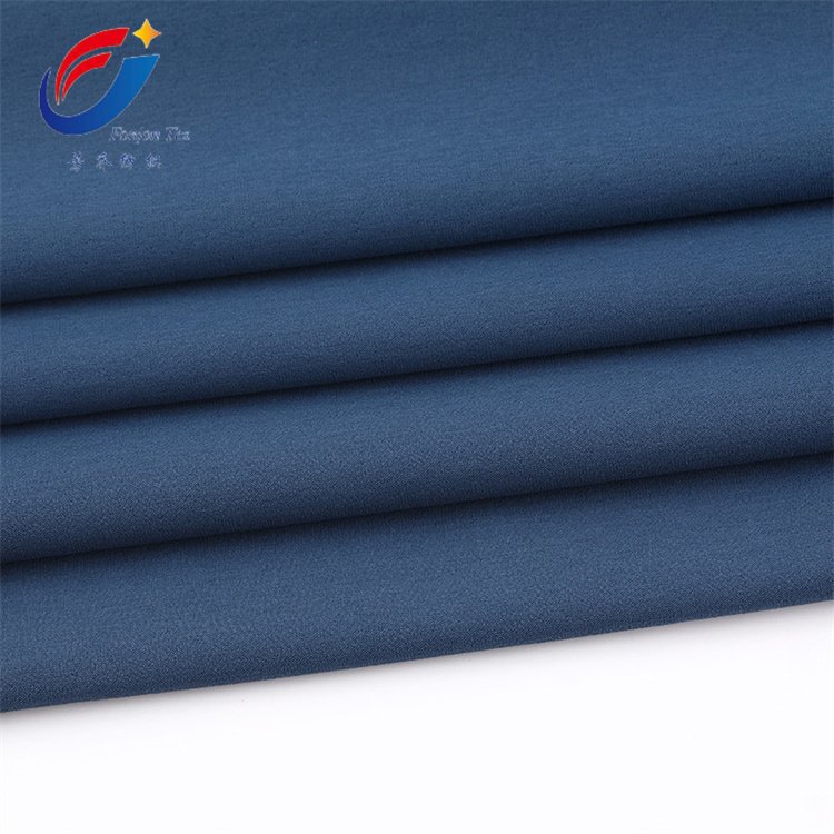 2023 Popular Four Way Stretch Double Layer Spandex 100%Polyester Woven Fabric