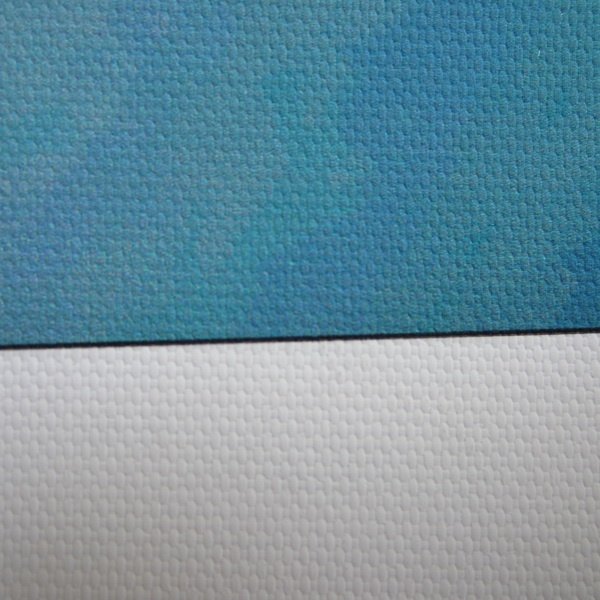 Milky PU coating 600D polyester canvas fabric for painting fabric
