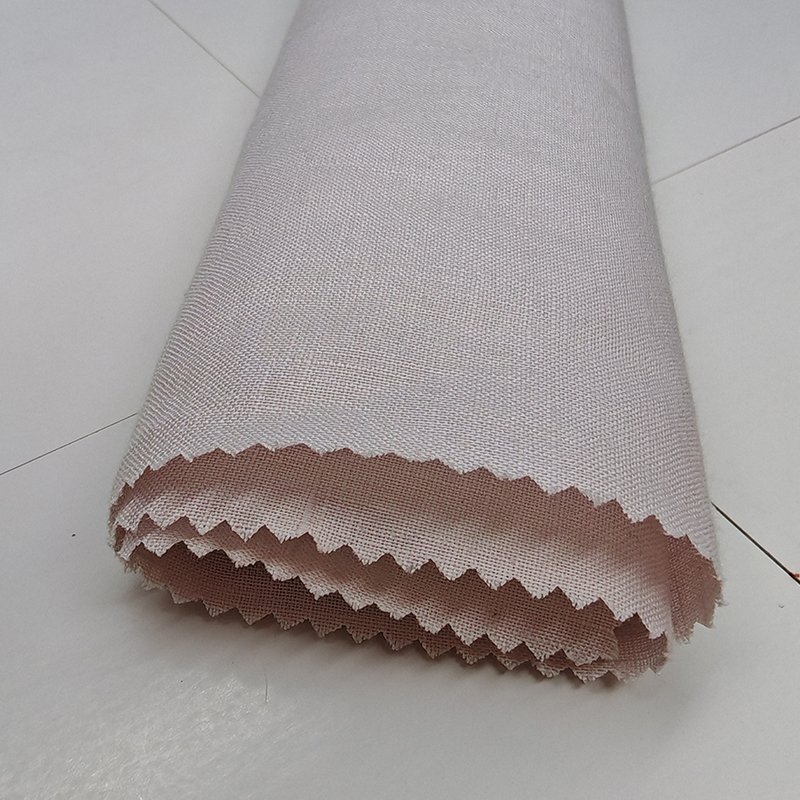 2024 hot selling wholesale factory supply pure 100% linen fabric with texture for garments