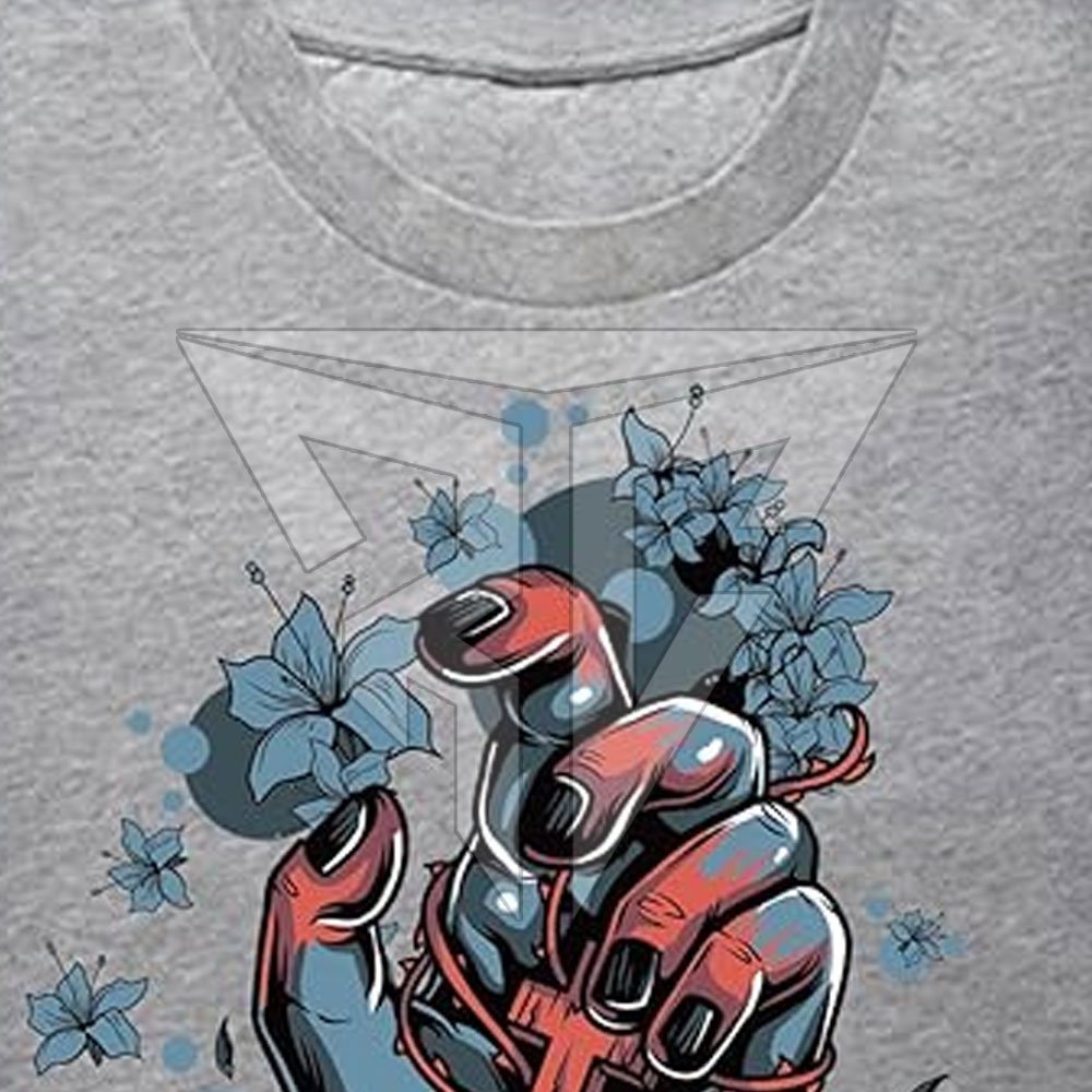 Men's High Quality DTF T-Shirt Light Weight Casual Oversized O-Neck Quick Dry Short Sleeve Design Knitted Fabric