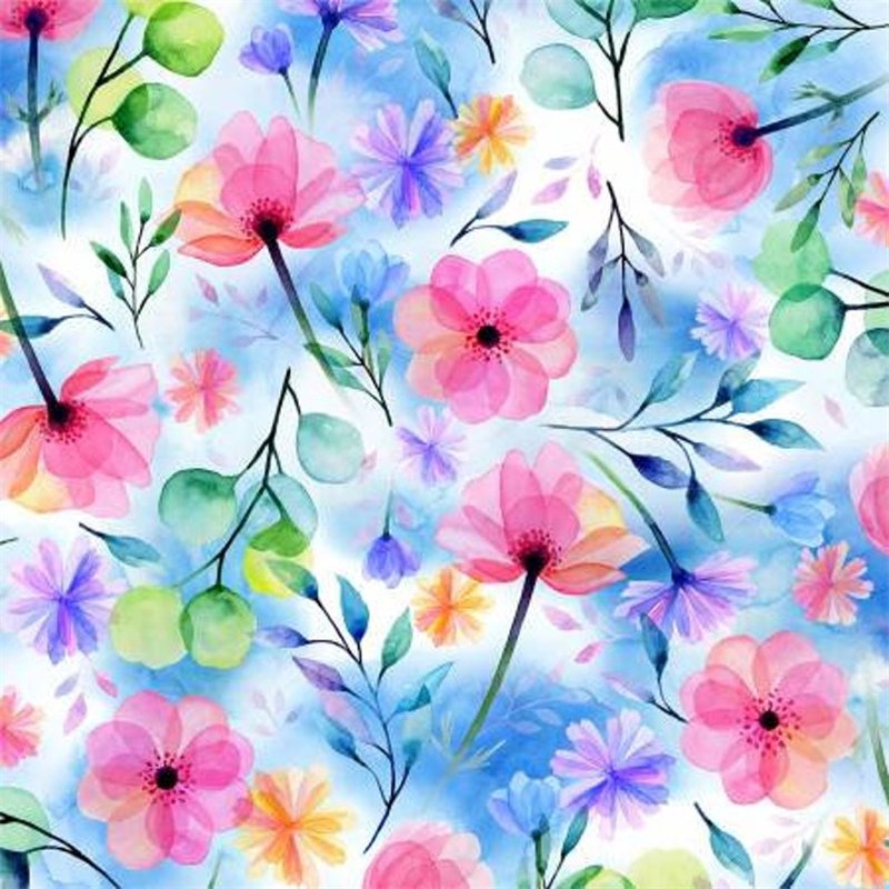 Factory wholesale 260g printed bamboo french terry fabric