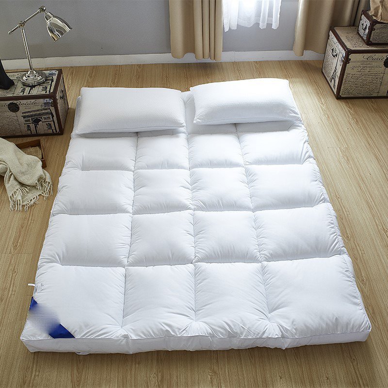 Wholesale Factory High Quality Goose Feather & Down waterproof mattress pad Bed Down feather Mattress Topper