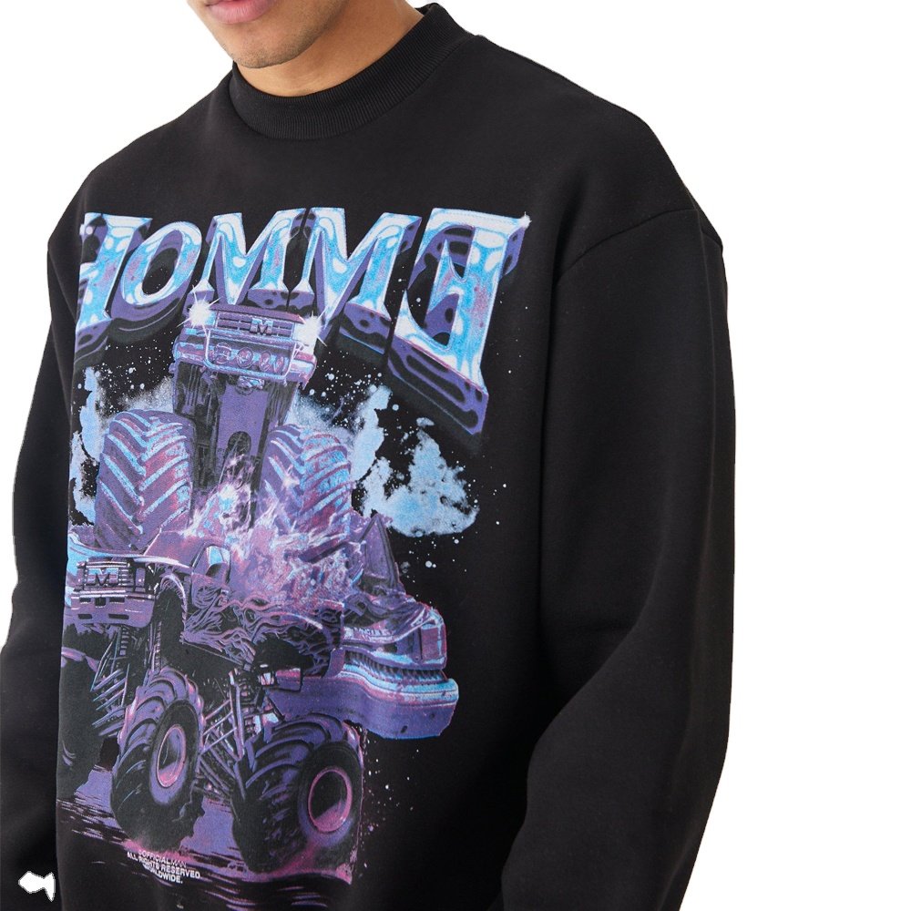 Ultimate Comfort Modern Fit Customize Bamboo Fiber Casual Vintage Lightweight 100% Cotton Customized Men's Pullover Sweatshirt
