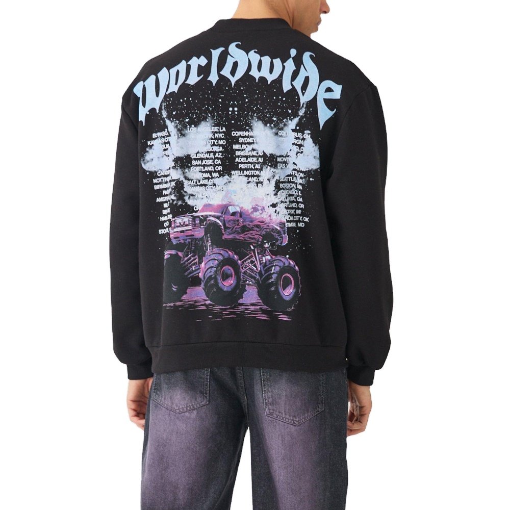 Ultimate Comfort Modern Fit Customize Bamboo Fiber Casual Vintage Lightweight 100% Cotton Customized Men's Pullover Sweatshirt