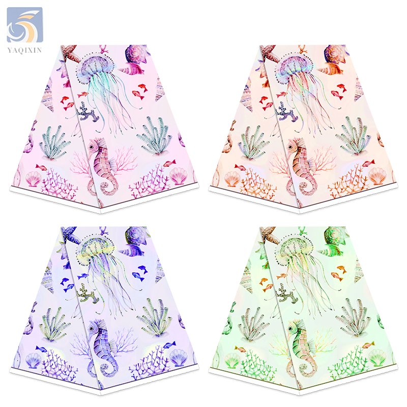 Guangzhou Supplier Wholesale Price Print Polyester Fabric for Dress Sea Star Printed Fabric Eco-Friendly Fabric