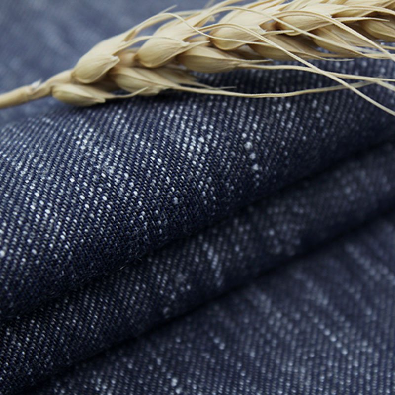 Hot Selling Manufacture Customized Linen Wool Yarn Dyed Twill Fabric for Suit or Home Textile