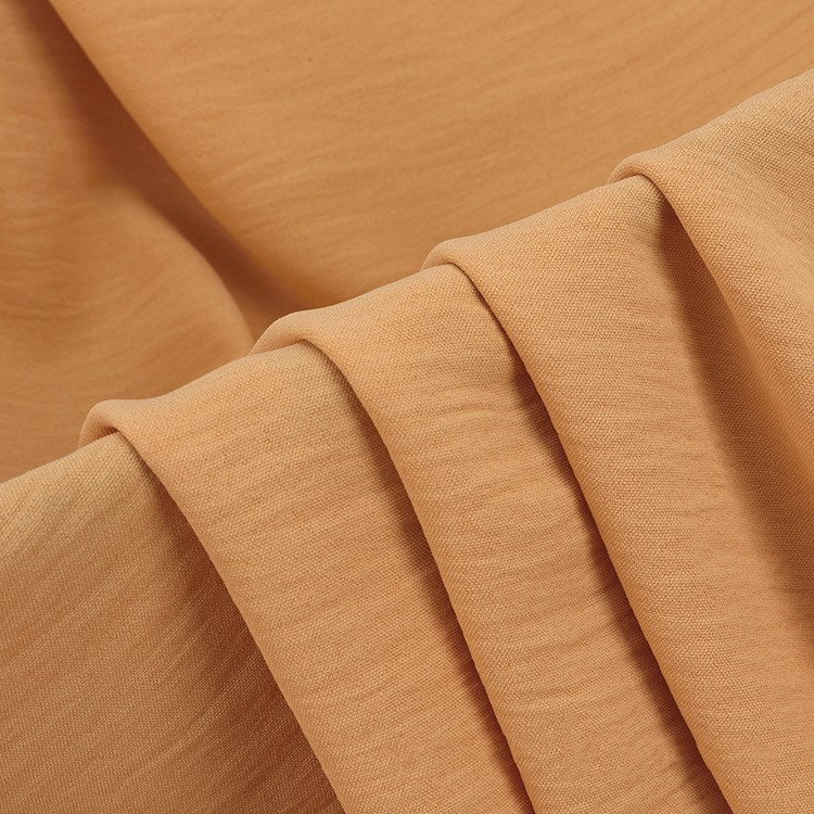 china manufacturer of cey slub crinkle linen fabric for women dress
