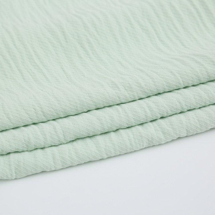 china manufacturer of cey slub crinkle linen fabric for women dress