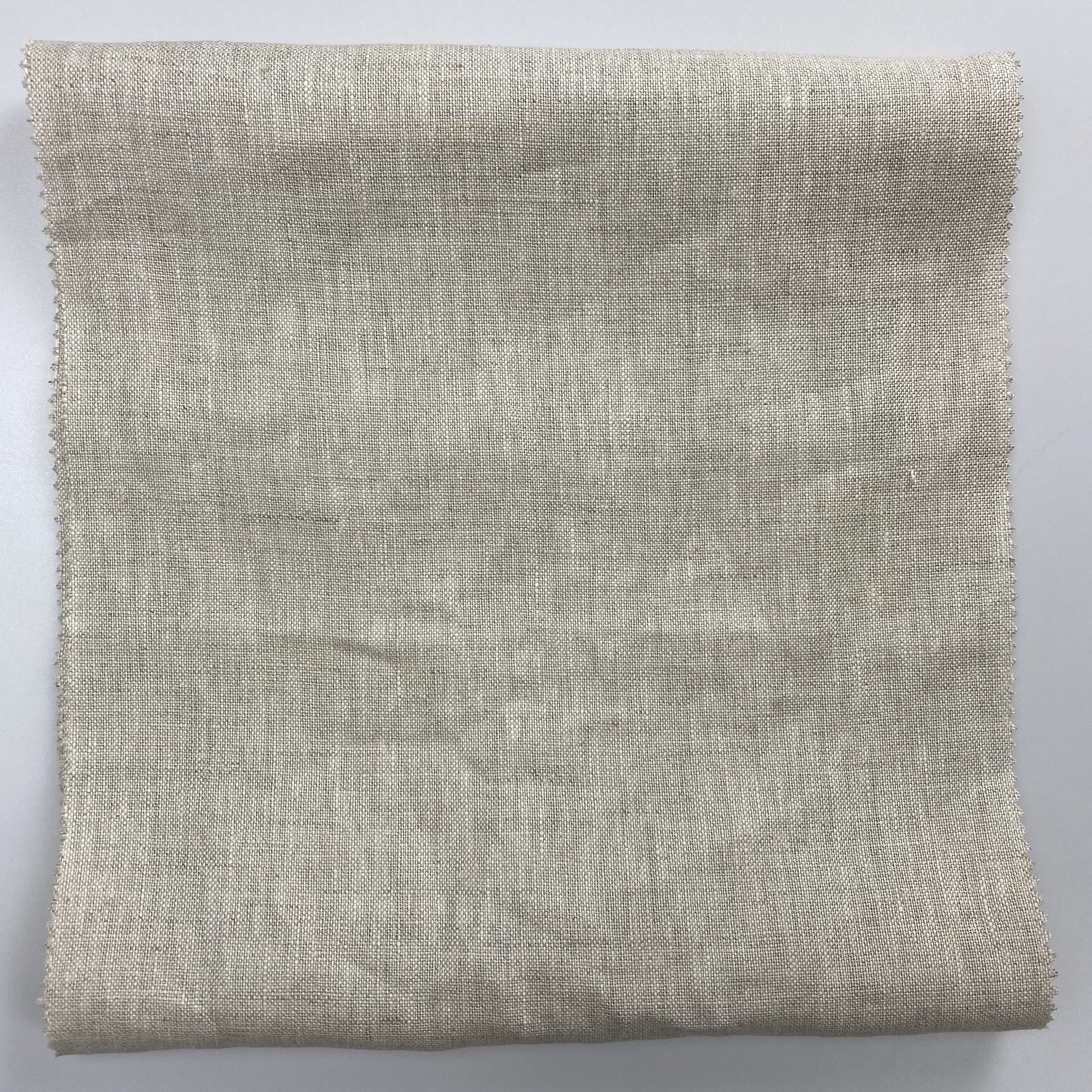 French organic materialn plain dyed woven 100% linen fabric for napkin baby mat cloth