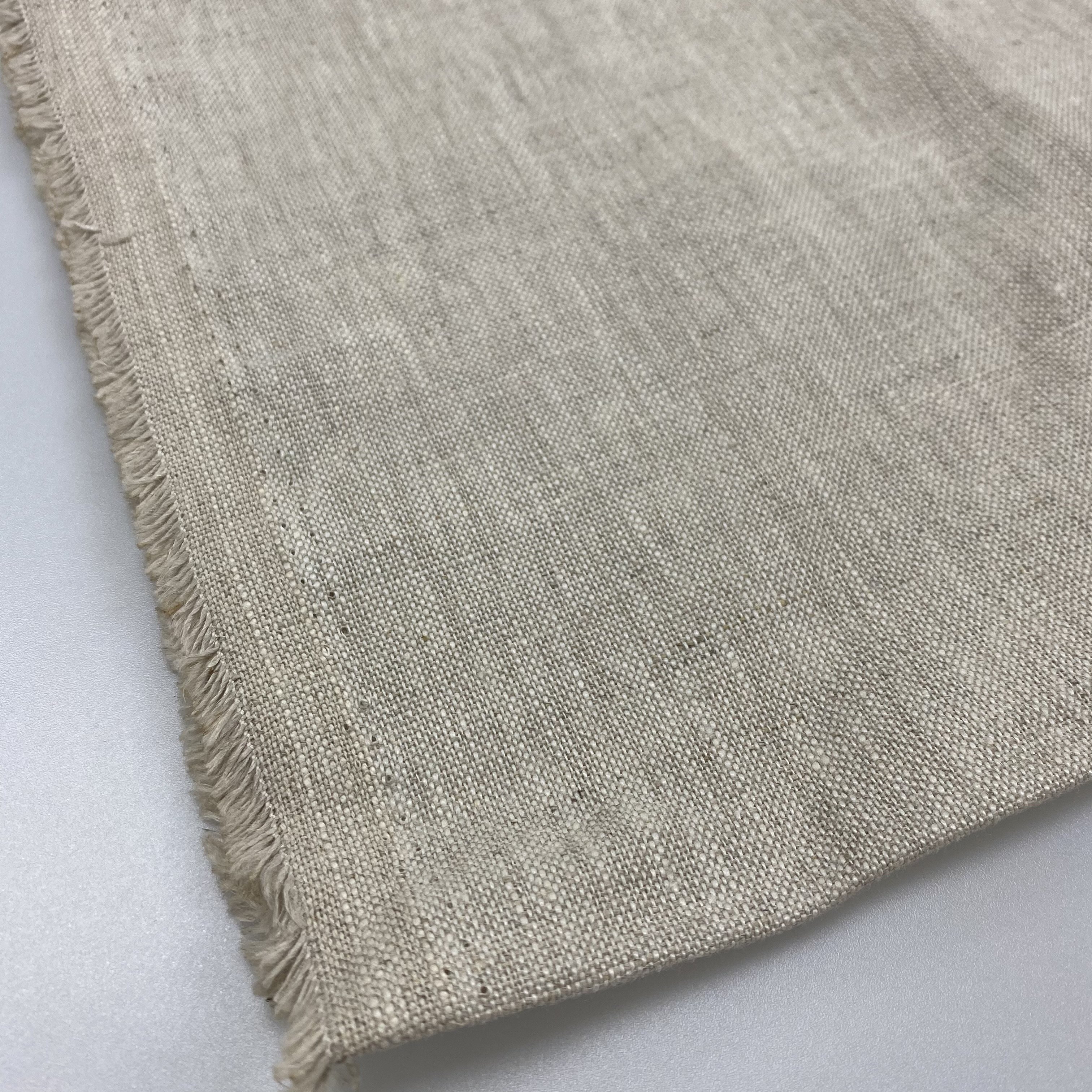 French organic materialn plain dyed woven 100% linen fabric for napkin baby mat cloth