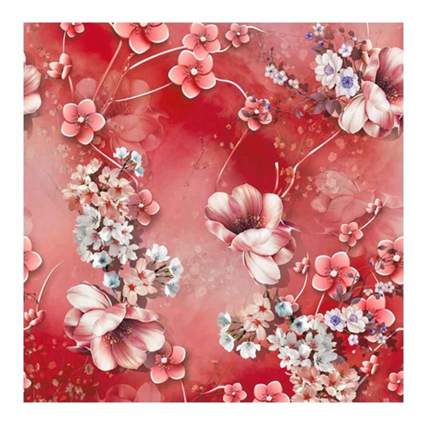 150CM 100%Polyester Plain Woven Custom Flower Floral Print Satin Chiffon Fabric