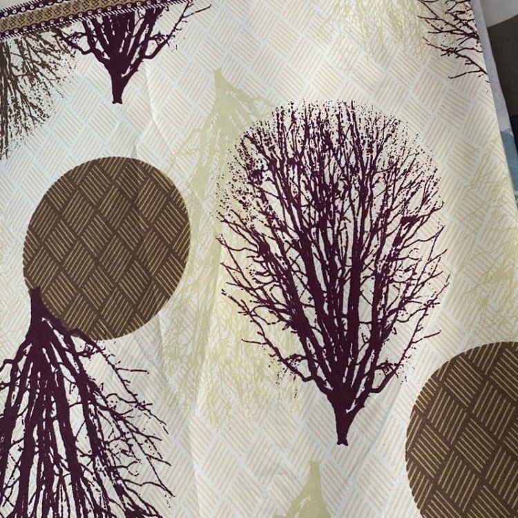 printed 100% polyester fabric for home textile