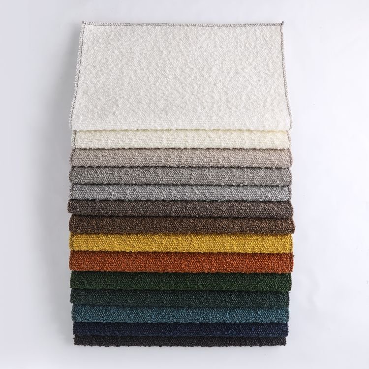 2022 New Design Light Luxury Sofa Cushion Fabric Plain Weaved Upholstery Home Textile Sofa Fabric