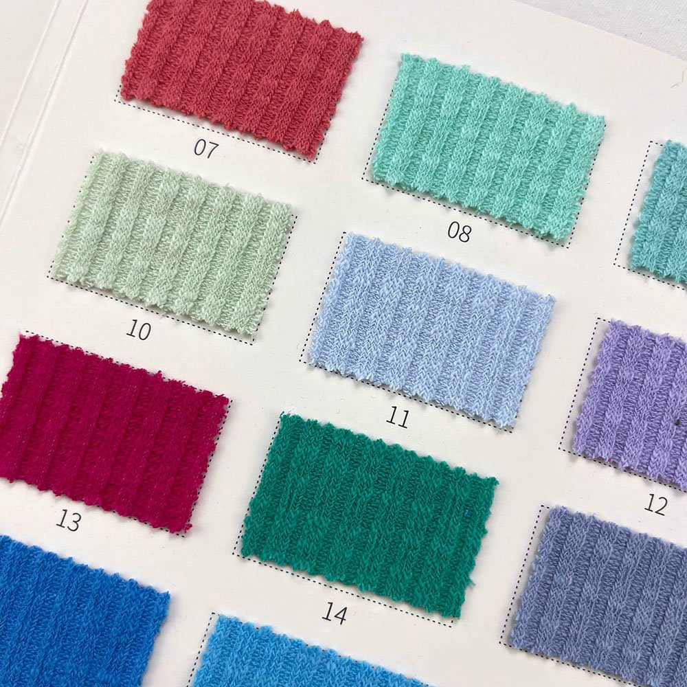 Premium Korean bamboo fiber fabric 180g base shirt fabric 95% bamboo 5% spandex elastic ribbed fabric for garment