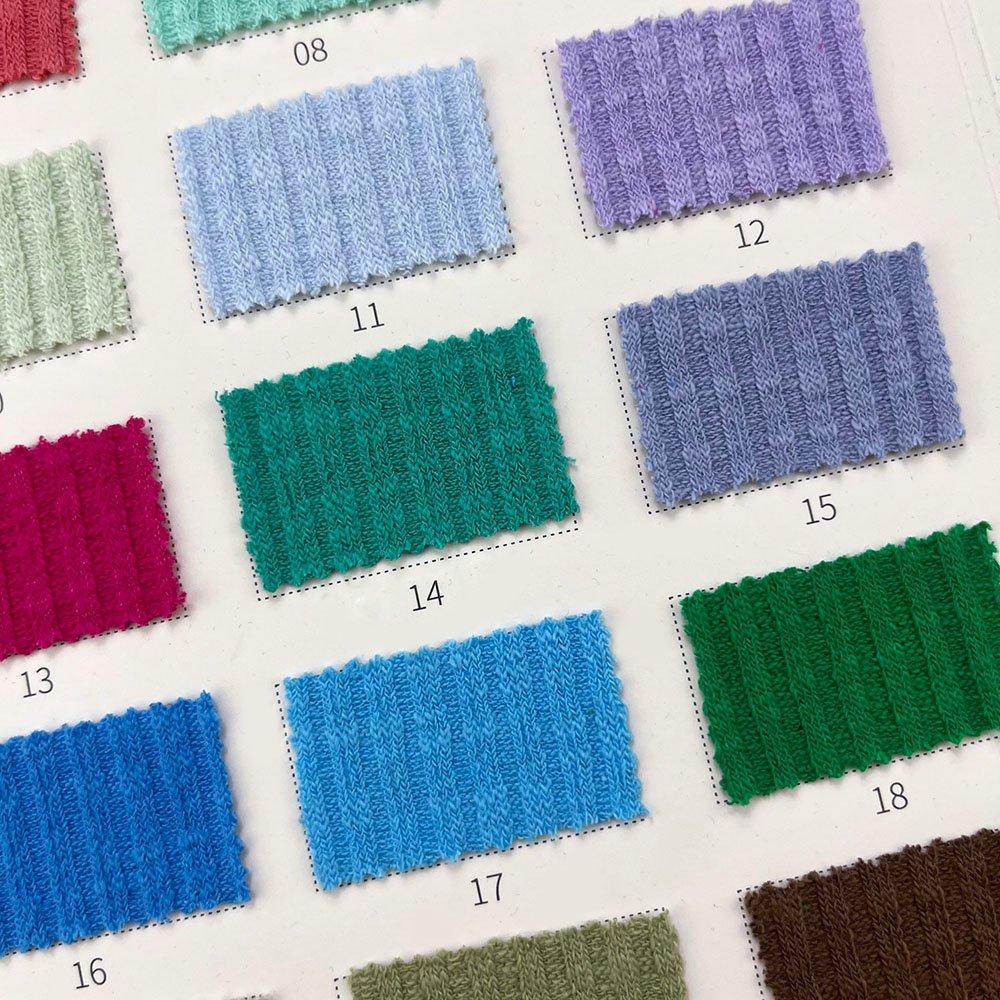 Premium Korean bamboo fiber fabric 180g base shirt fabric 95% bamboo 5% spandex elastic ribbed fabric for garment