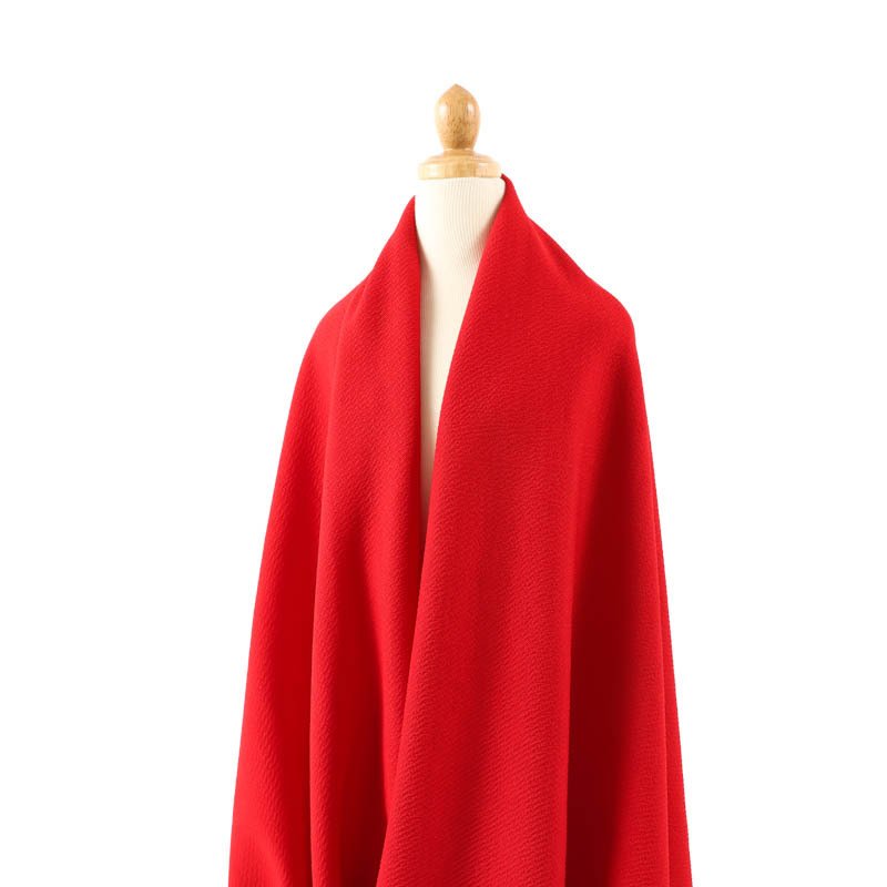 OEM Design Accept 220gsm Stretch 75D 100% Polyester Twill Knit Ant Fabrics for Casual Clothing
