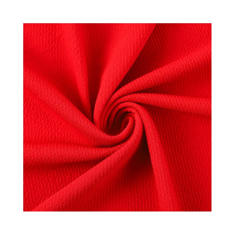 OEM Design Accept 220gsm Stretch 75D 100% Polyester Twill Knit Ant Fabrics for Casual Clothing