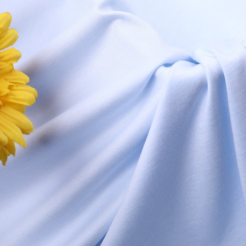 Category A plain bamboo fiber cotton fabric, cool feeling bamboo fiber fabric, baby pajamas underwear T-shirt fabric