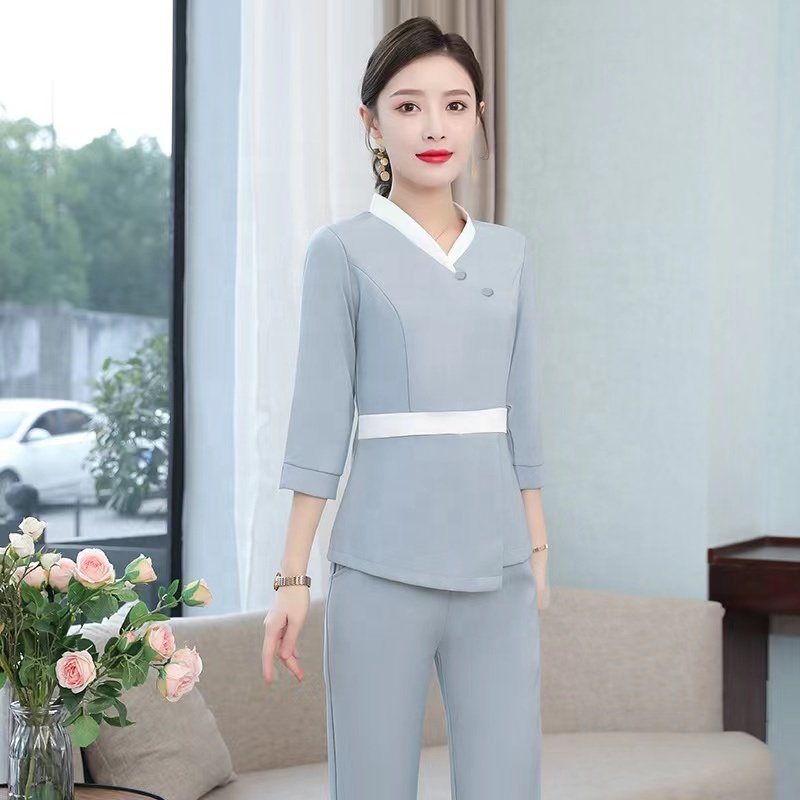 Fashion Style Soft Fabric High Quality luxury custom thai uniform spa