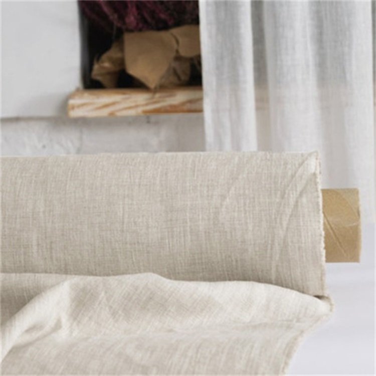 280cm Wide Soft Belgian Vintage Stone Washed White 100% Pure Linen Flax Fabric For Bed Linen/Clothes