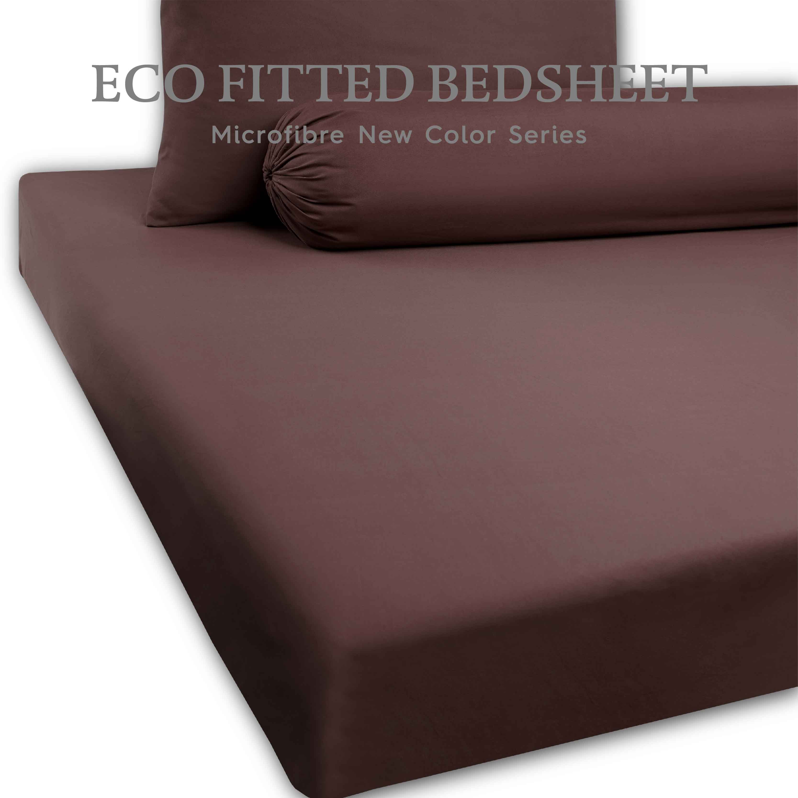 Luxury Hotel Bedsheet Microfiber fabric Plain color simple Fitted Bedsheet Deep Pocket Bedsheet