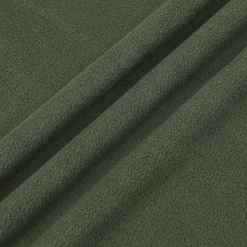 Cheap promotional wholesale custom interlock composite polar fleece 100%polyester fabric