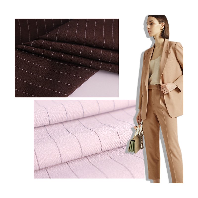 170D 4 Four Way Spandex Loris Twill Solid Dyeing Two Tone 100 Poly Crushed Woven Stretch Lolis Fabric