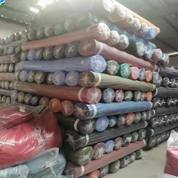 China market good selling 100% polyester fabric cey dyed stock lot fabric from shaoxing telas de china