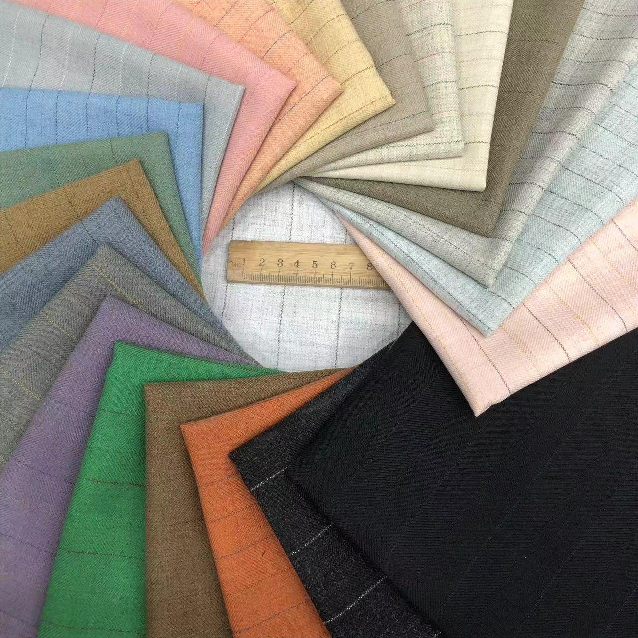 jiexingtextile wholesale wide width fabric stripe check cushions fabric french linen fabric for cushions