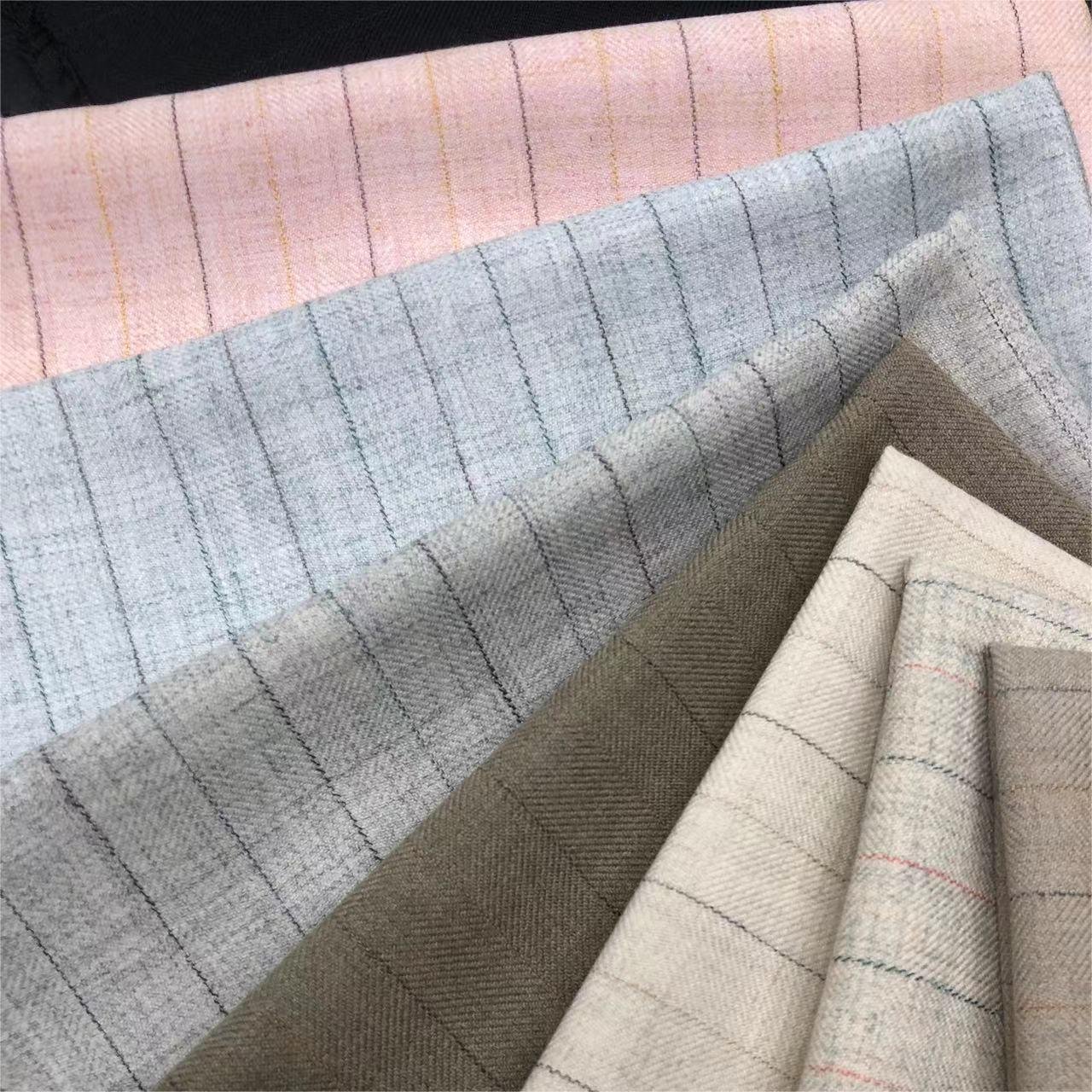jiexingtextile wholesale wide width fabric stripe check cushions fabric french linen fabric for cushions