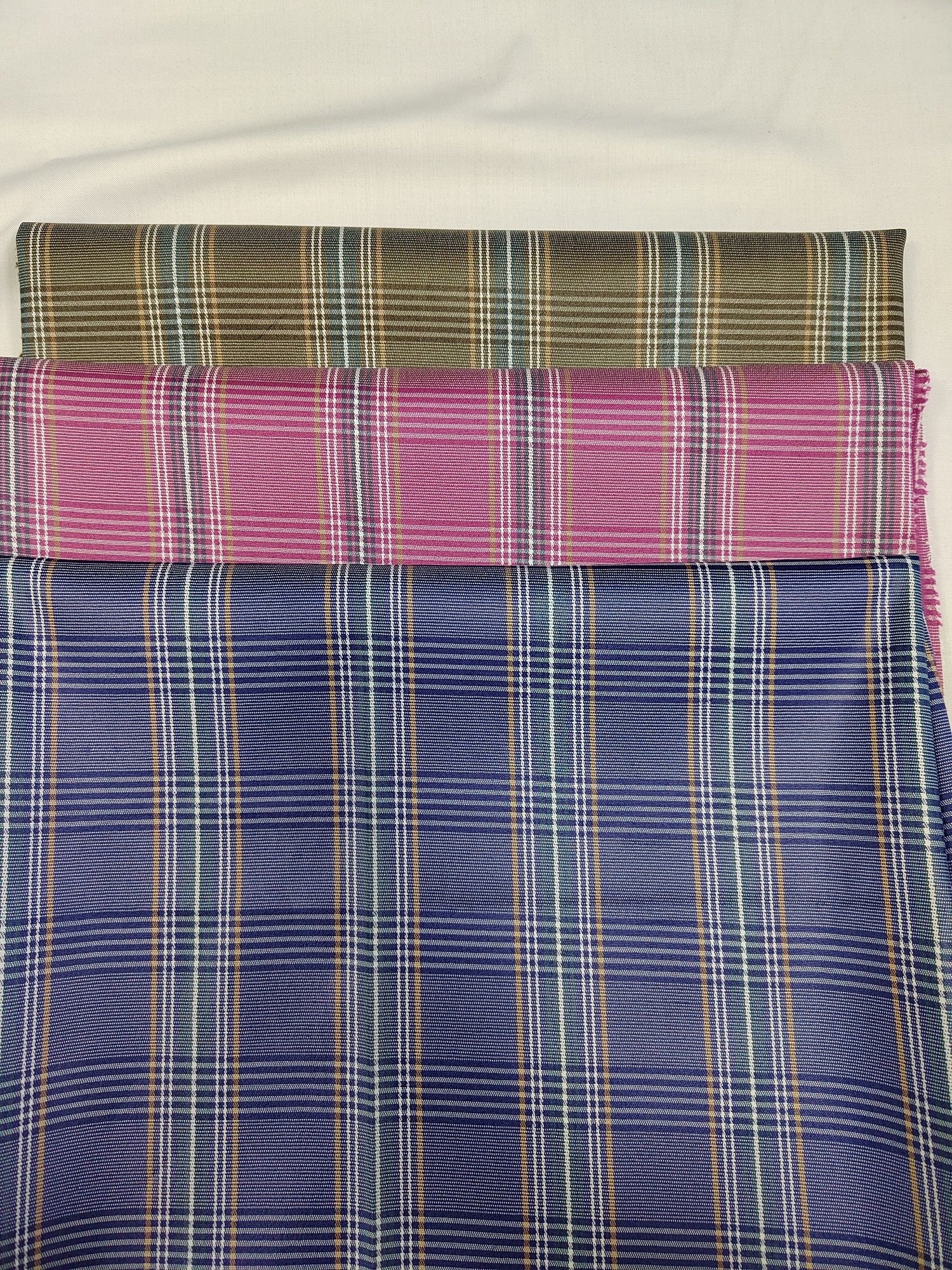 Polyester Viscose of checked tweed fabric suiting men's suits trouser blazer fabric for garment