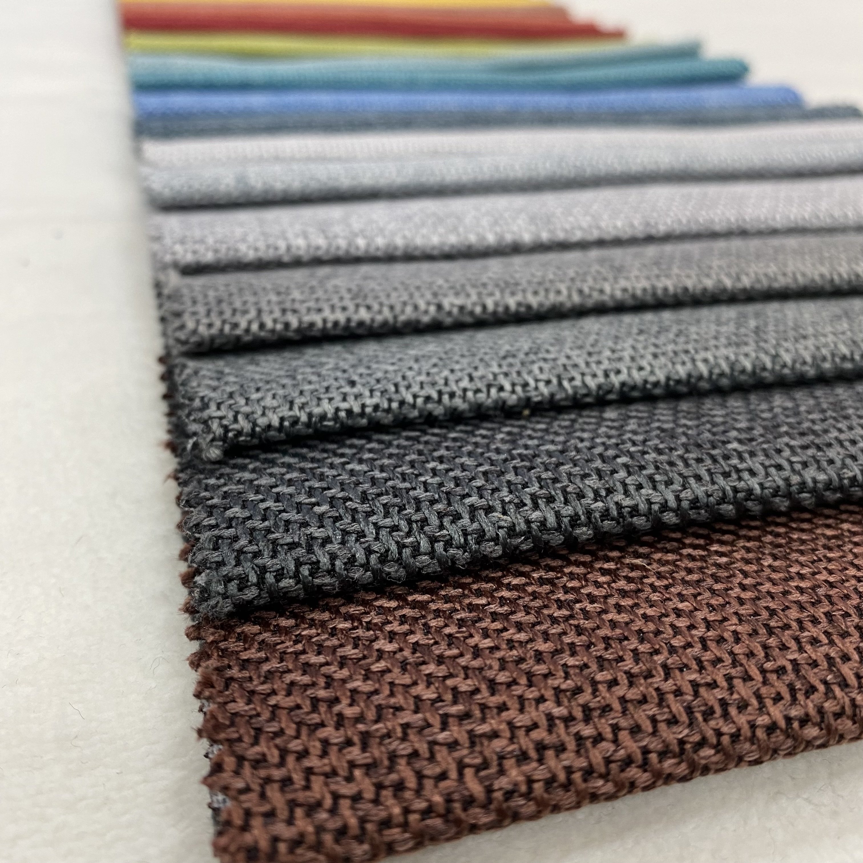 2023 popular ready goods heavy sofa fabric 100% polyester home textile