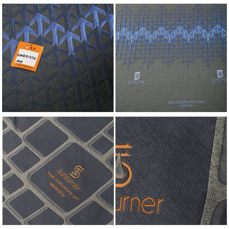 Premium Bamboo fiber mattress fabric Pillow Decorative Hometextile Border New Design for mattress knitted fabric
