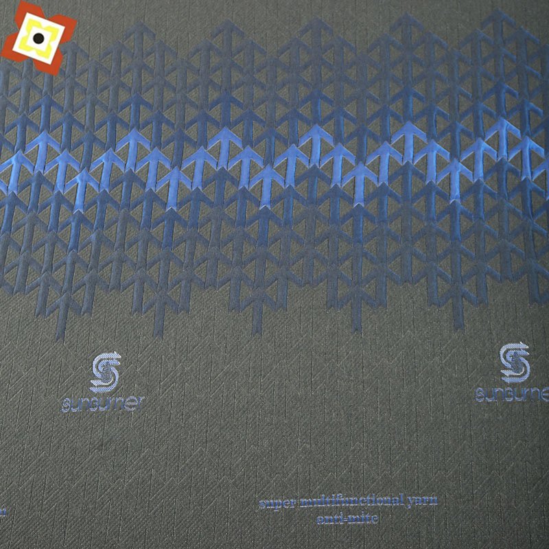 Premium Bamboo fiber mattress fabric Pillow Decorative Hometextile Border New Design for mattress knitted fabric