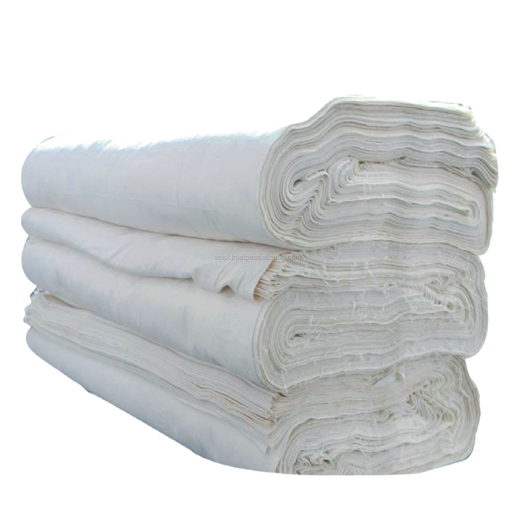 Best quality Natural Grey 100% cotton fabrics roll packing and flat packing from Indian yarn count 60'60 for Bulk Purchase
