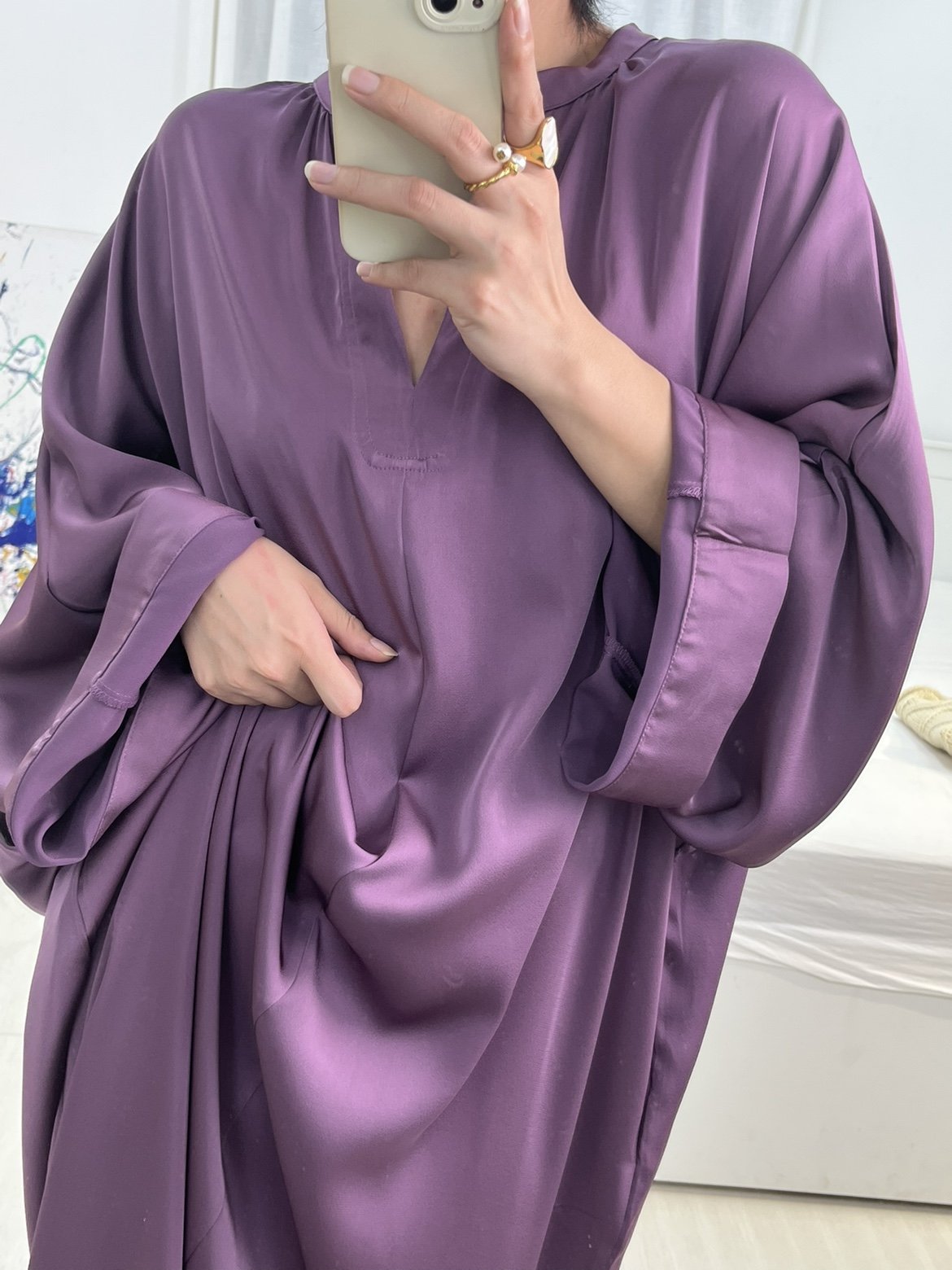 ECO-FRIENDLY ACETATE LINEN SATIN SOFT AND SMOOTH MUSLIM WOMEN FABRIC FOR WOMEN DRESS