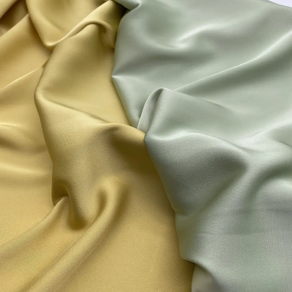 ECO-FRIENDLY ACETATE LINEN SATIN SOFT AND SMOOTH MUSLIM WOMEN FABRIC FOR WOMEN DRESS