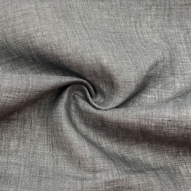 SS2024 wholesale japanese dark colors worn-out finish man shirts 100% linen fabric for clothing