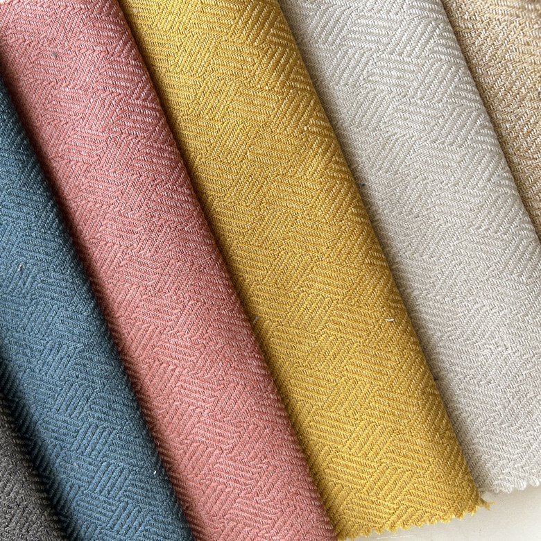 High quality Linen looking Flax Fabric stone washed super soft for Sofa and Cushion home Textile Polyester Cloth