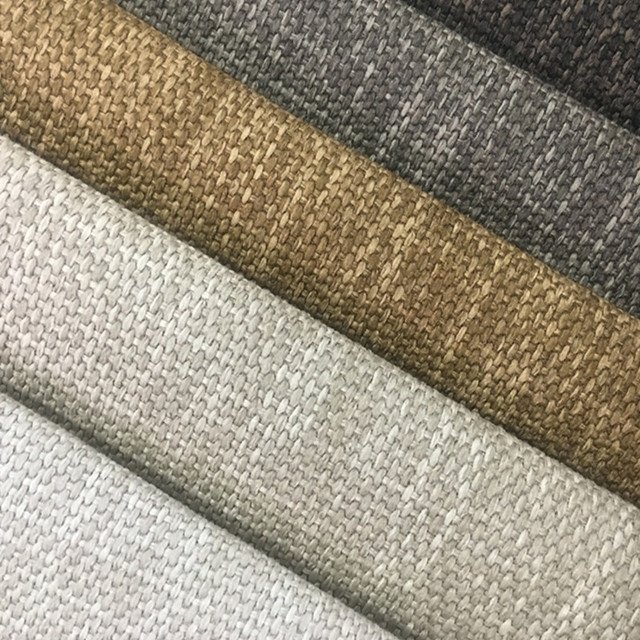 100% polyester linen look fabric with TC backing for tablecloths sofa pillow cover
